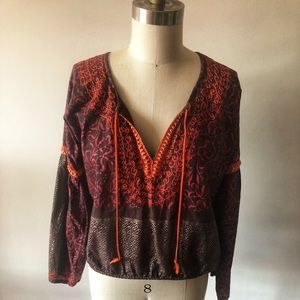 Free People Bohemian shirt